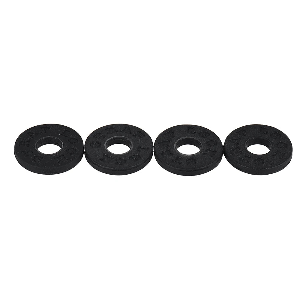 Seguros de Correa Goma – 4 Unidades | Strap Locks para Guitarra y Bajo