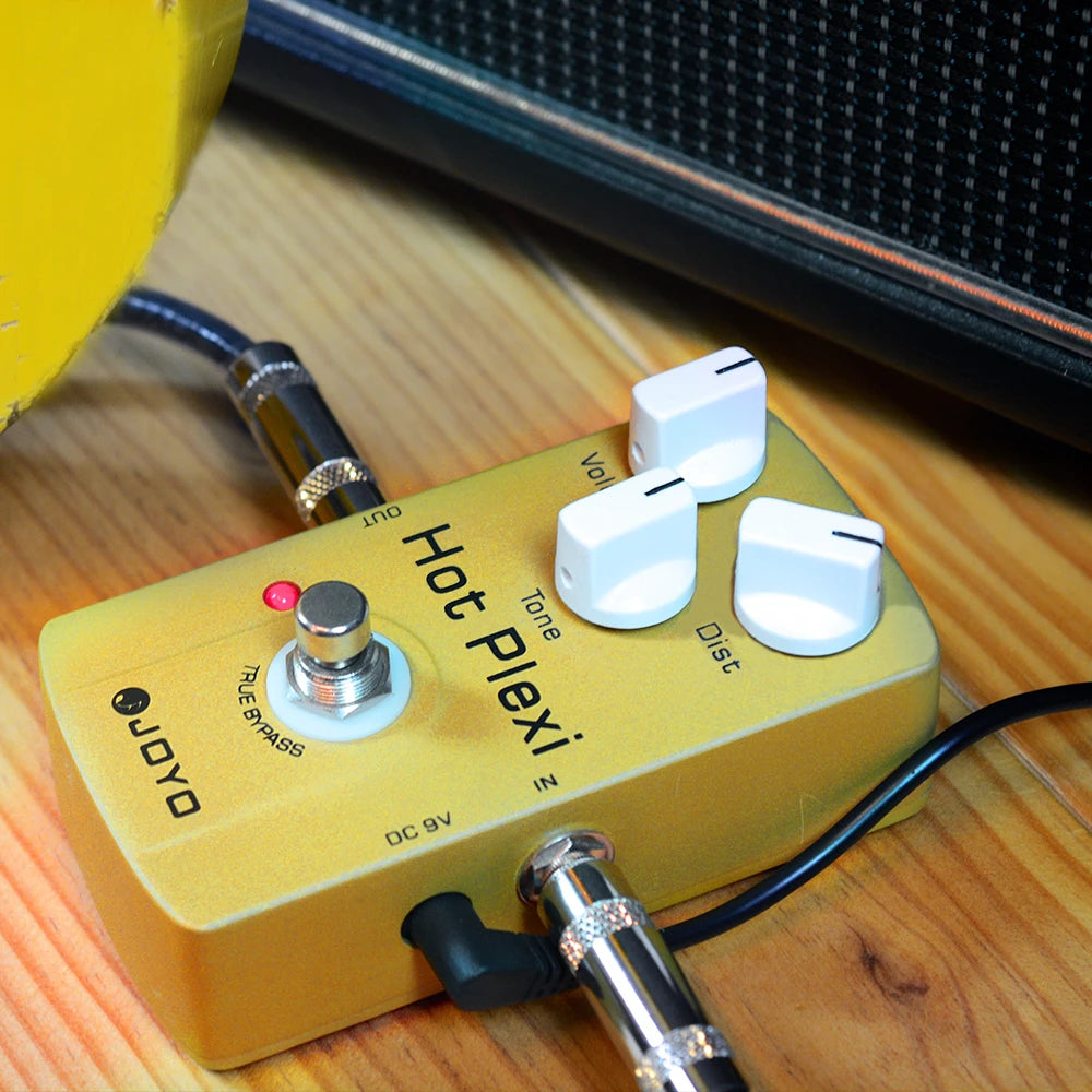 JOYO JF-32 HOT PLEXI JCM800 Amp Simulator Pedal Greater Distortion Effects for Electric Guitar True Bypass
