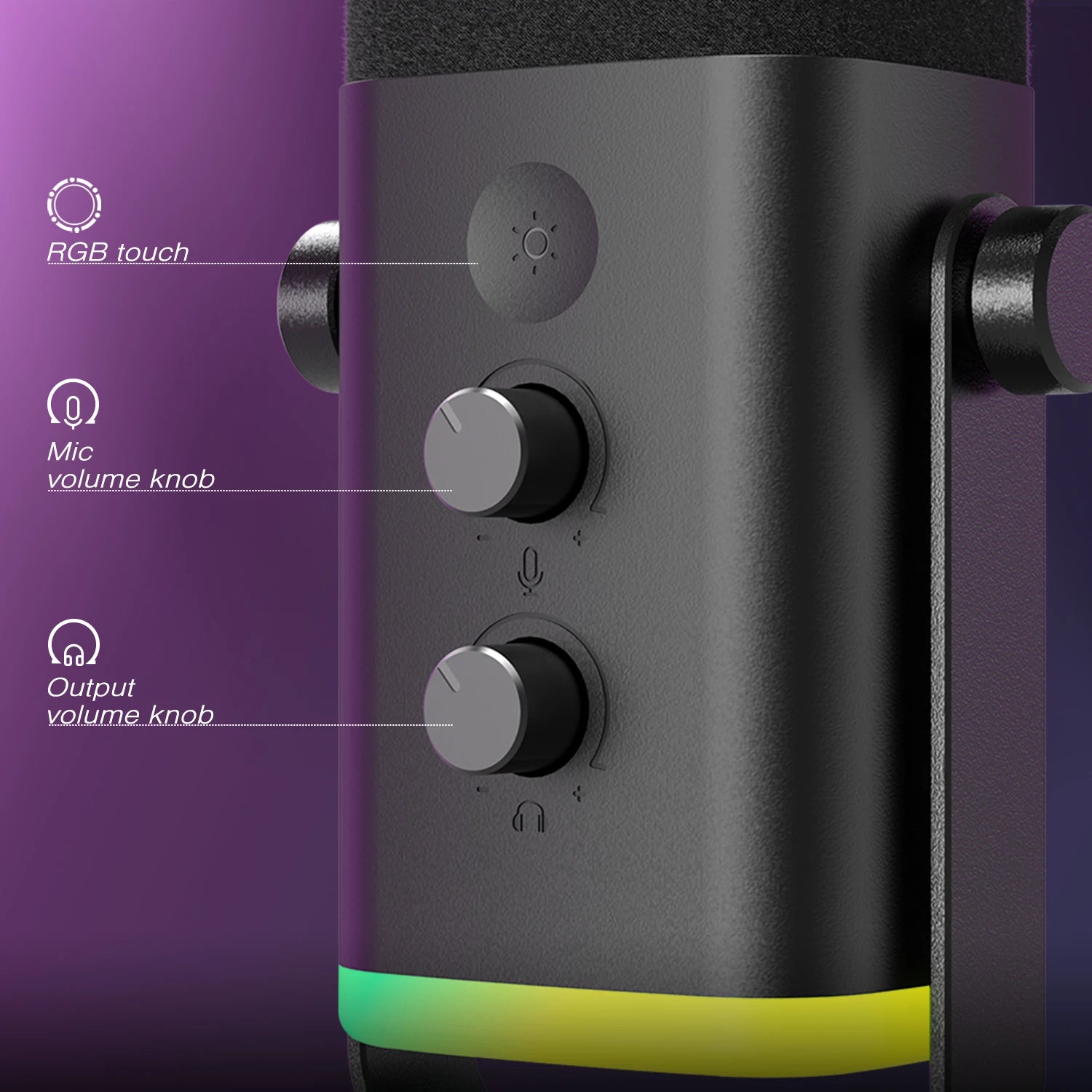 Micrófono Dinámico FIFINE AM8 – USB/XLR con Botón Mute Táctil para PC, PS5 y Mixer