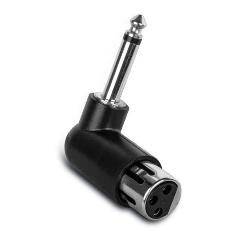 Adaptador XLR Macho a Jack 6.35mm Hembra – Balanceado para Micrófonos e Interfaces de Audio