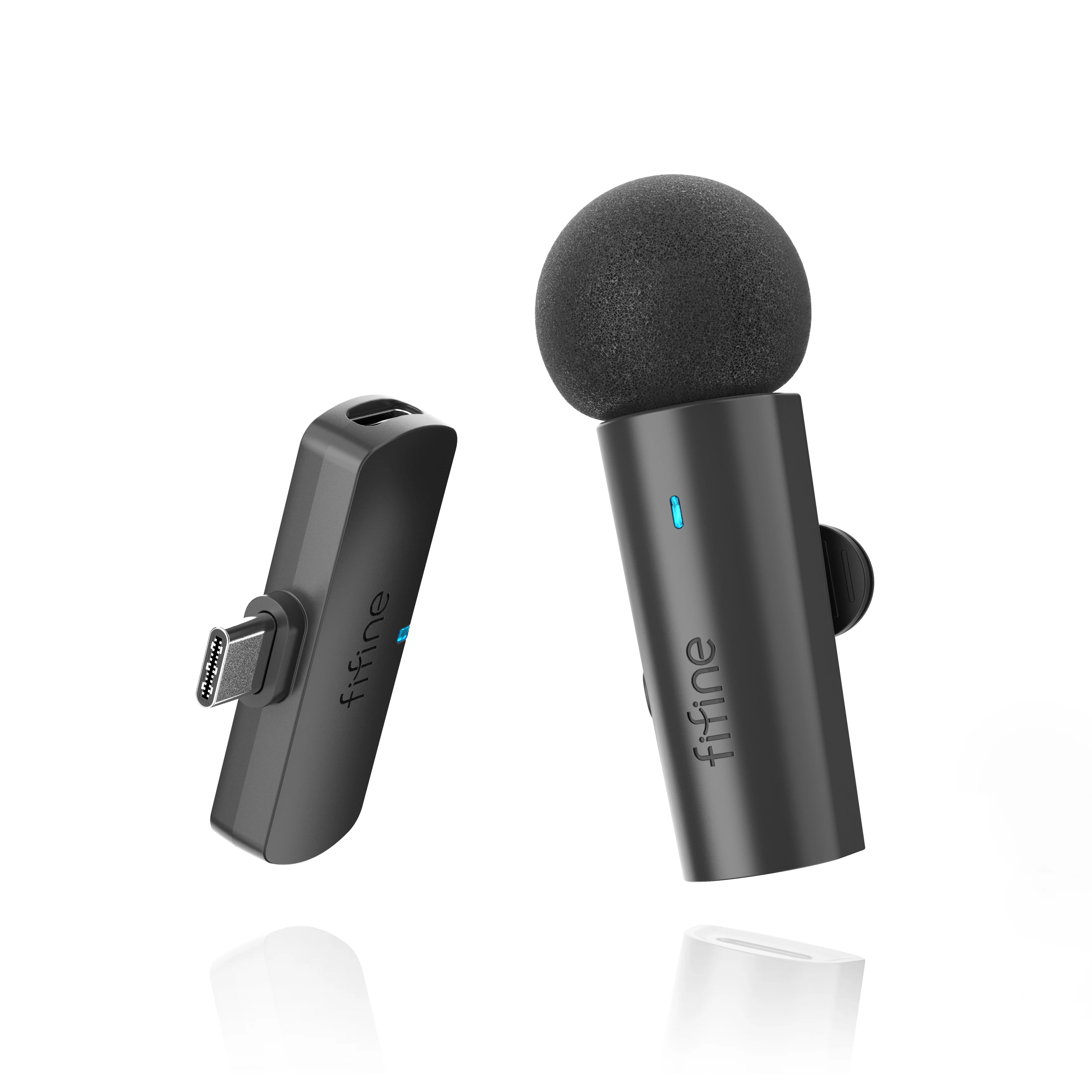 Micrófono Lavalier Inalámbrico FIFINE M6 – USB-C para Móvil, Tablet y Laptop