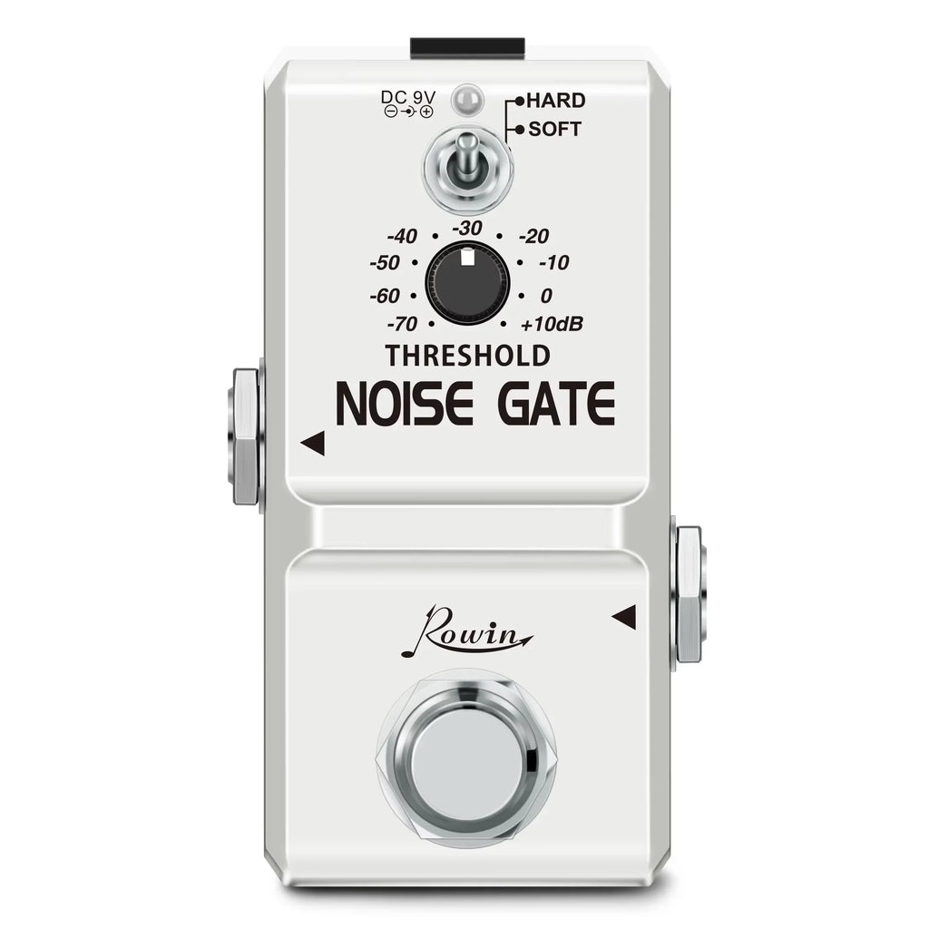 Pedal Noise Gate Rowin NS-3 – Supresor de Ruido Ultracompacto para Guitarra y Bajo