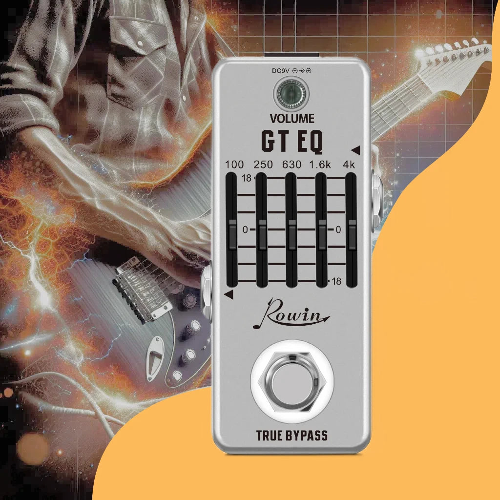 Pedales de Efectos Rowin — Fuzz, Chorus, Delay, Phaser, Distortion y más
