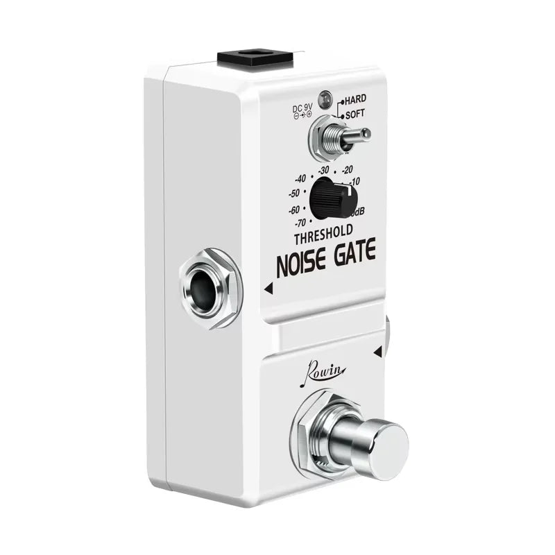 Pedal Noise Gate Rowin NS-3 – Supresor de Ruido Ultracompacto para Guitarra y Bajo
