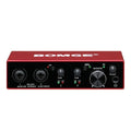 BOMGE BMG-22R Audio Interface, 24-Bit/192kHz High-Resolution Recording Interface 48V Phantom Power, Ultra-Low Noise Preamps