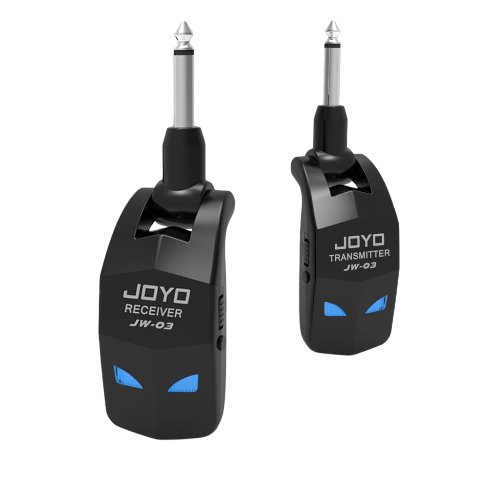 JOYO JW-03 2.4GHz Wireless Guitar Transmitter Receiver 48K/16bit Wireless Guitar System 4 Cannel for Guitar Bass Practice
