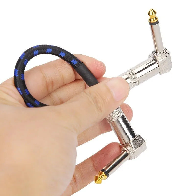 Cable Patch para Pedalboard 6.35mm – Trenzado, Bajo Ruido | 15 o 30 cm