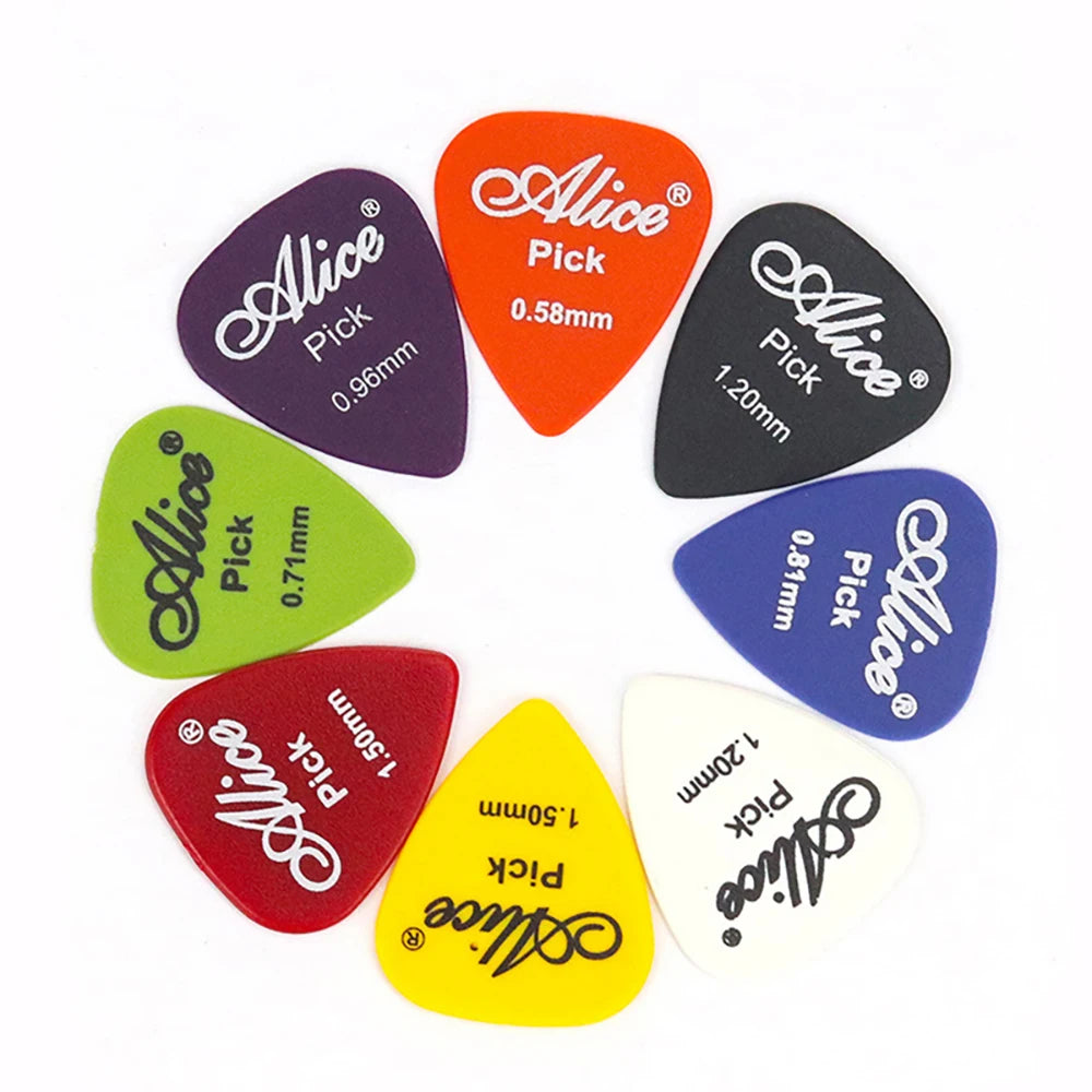 Púas de Guitarra ABS Premium – 6 Grosores Disponibles | 0.58 a 1.5mm | Guitarra, Bajo y Ukulele