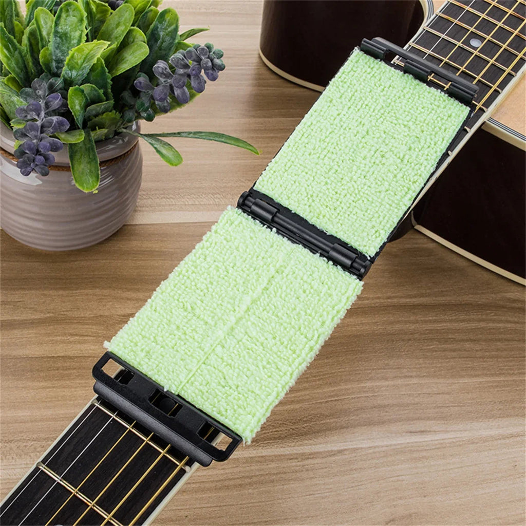 Limpiador de Cuerdas para Guitarra – Tela y Plástico | Limpia Trastes | Guitarra, Bajo y Ukulele