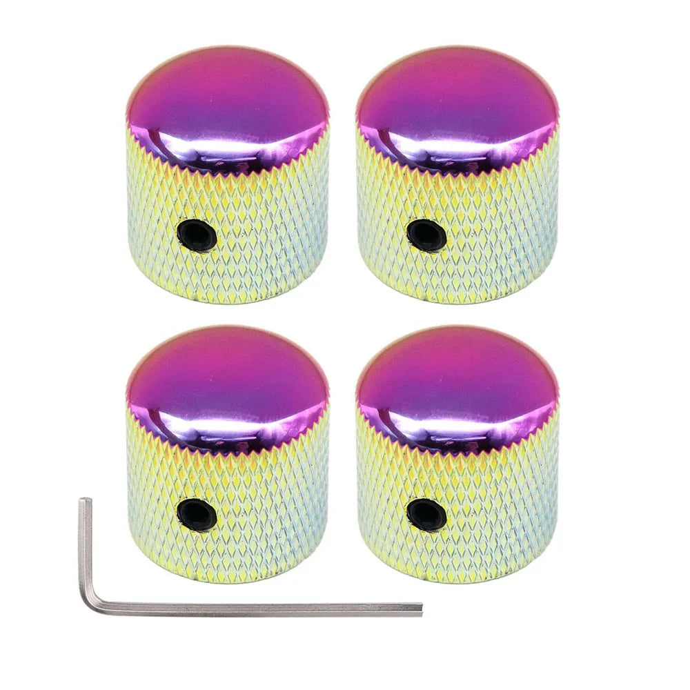 Perillas Dome para Bajo Eléctrico – 3 o 4 Unidades | Volumen y Tono | Varios Colores