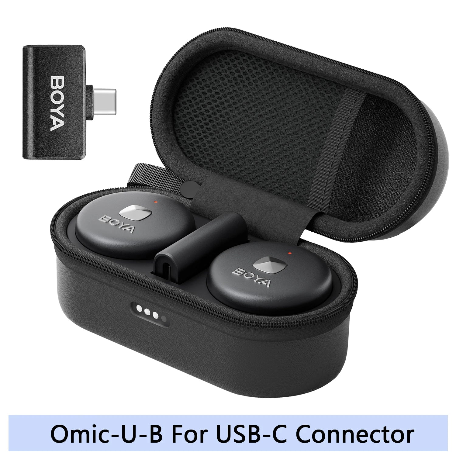 Micrófono Lavalier Inalámbrico BOYA Omic – iPhone, Android, USB-C