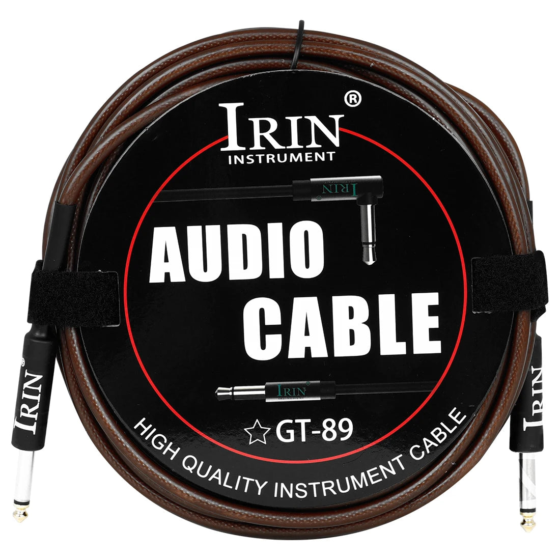 Cable de Guitarra IRIN Blindado 6.35mm – 3/6/10M Reducción de Ruido (GT-89)