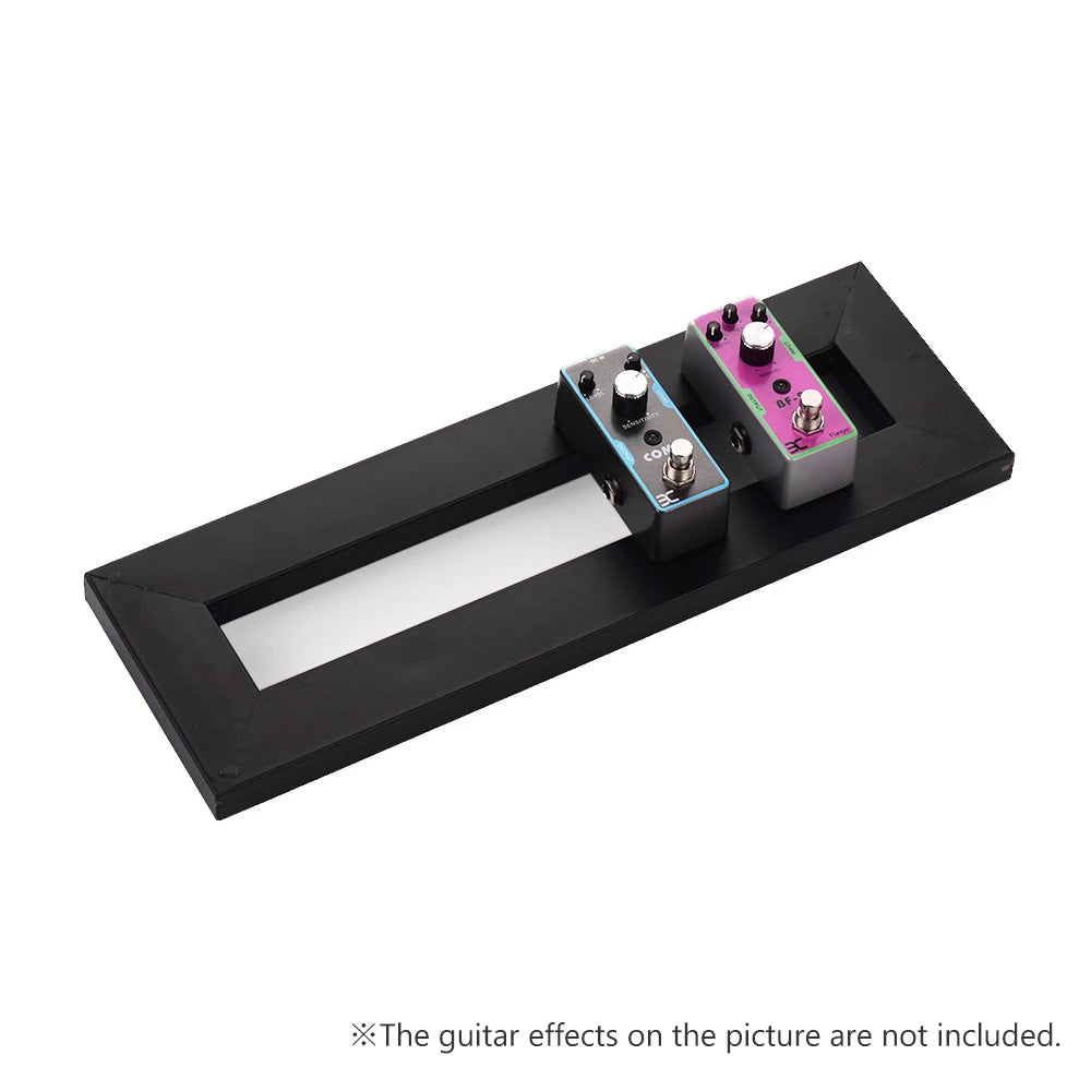 Pedalboard Portátil de Aleación con Cintas y Organizador de Cables