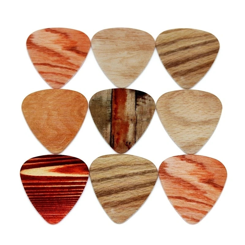 Púas de Guitarra con Diseños – Pack 50 Unidades | 3 Grosores | Guitarra Acústica y Ukulele
