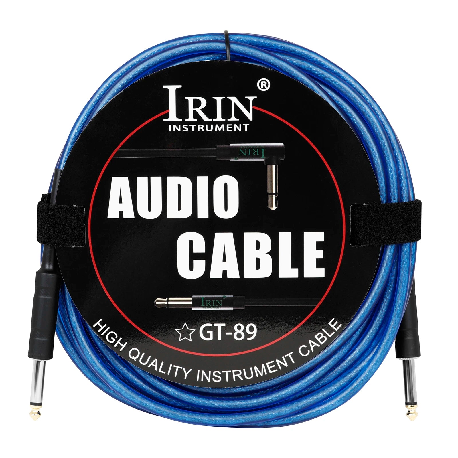Cable de Guitarra IRIN Blindado 6.35mm – 3/6/10M Reducción de Ruido (GT-89)