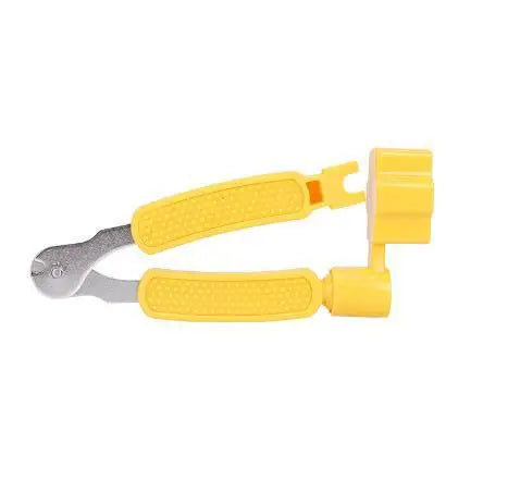 Herramienta 3 en 1 para Cambio de Cuerdas – Cortador, Enrollador y Extractor de Clavija