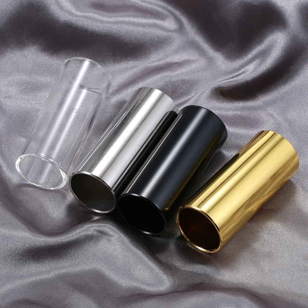 Slide Bar 60mm Acero/Vidrio – Para Guitarra, Bajo, Banjo y Ukulele