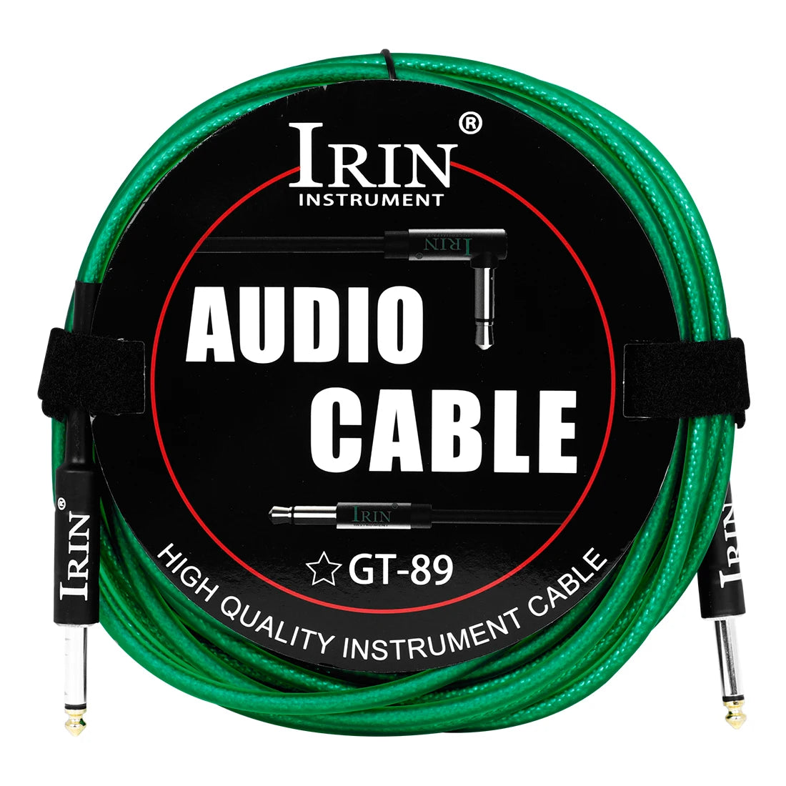 Cable de Guitarra IRIN Blindado 6.35mm – 3/6/10M Reducción de Ruido (GT-89)