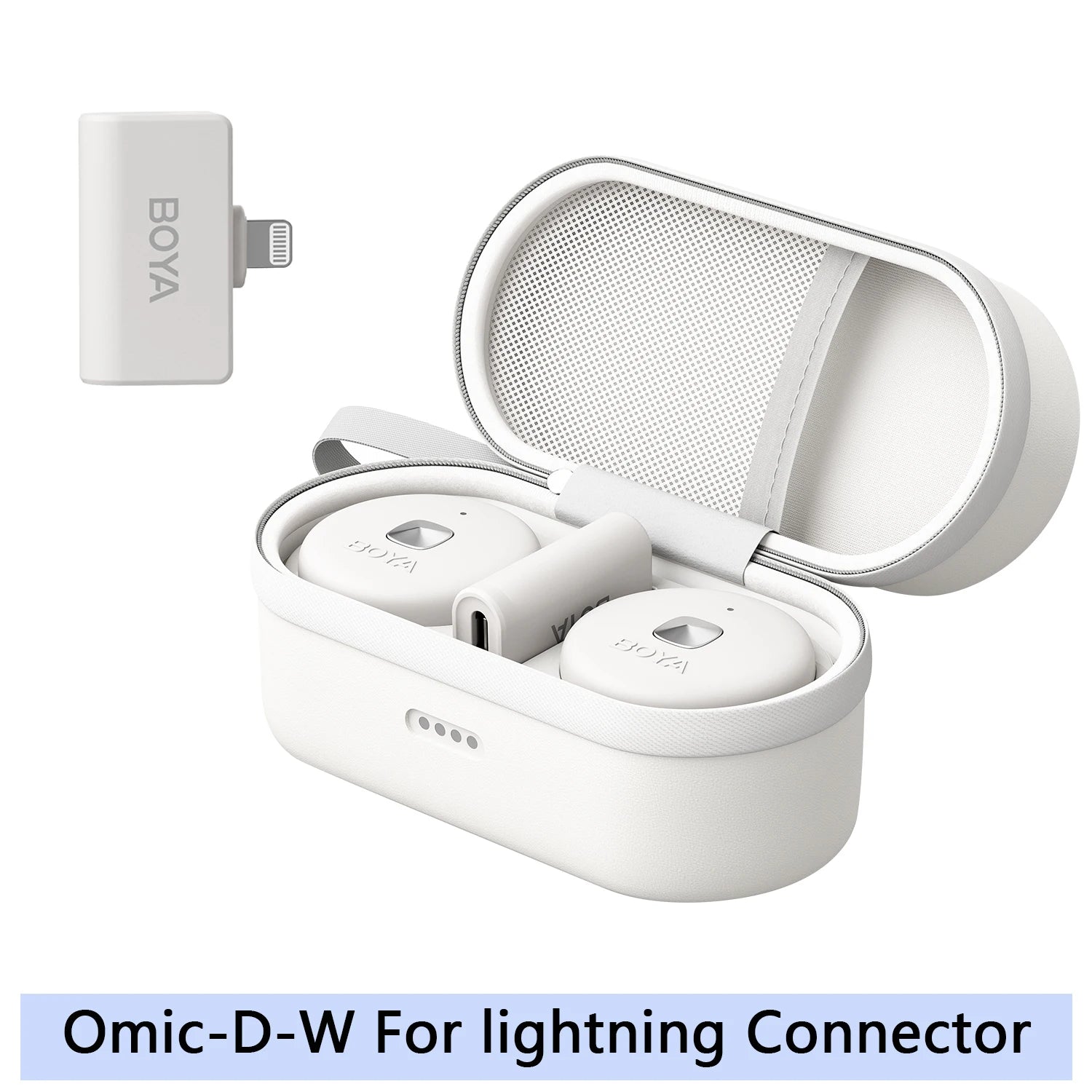 Micrófono Lavalier Inalámbrico BOYA Omic – iPhone, Android, USB-C
