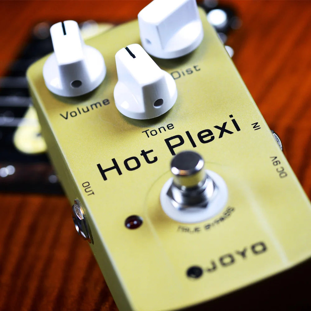 Pedal de Distorsión JOYO JF-32 Hot Plexi – Simulador de Amp JCM800 para Guitarra