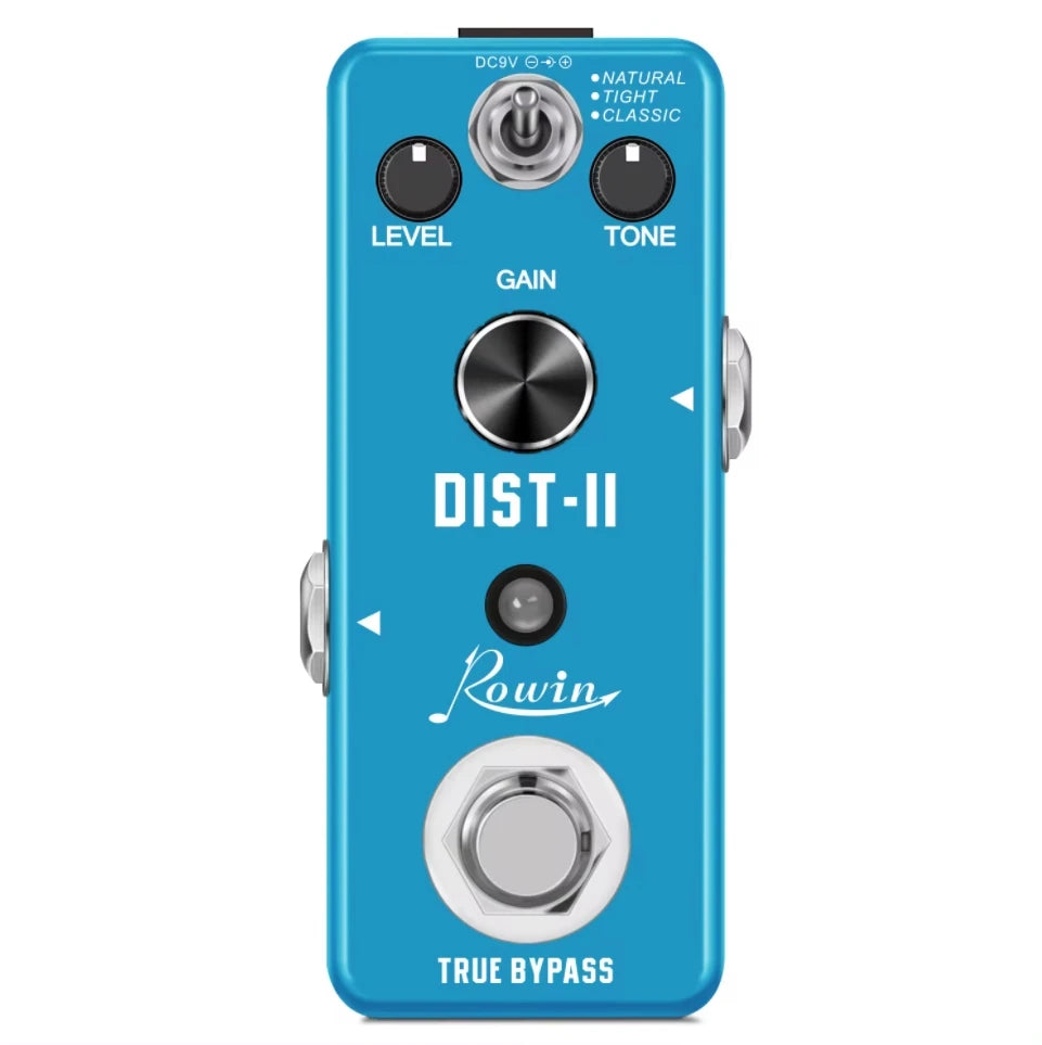 Pedales de Efectos Rowin — Fuzz, Chorus, Delay, Phaser, Distortion y más