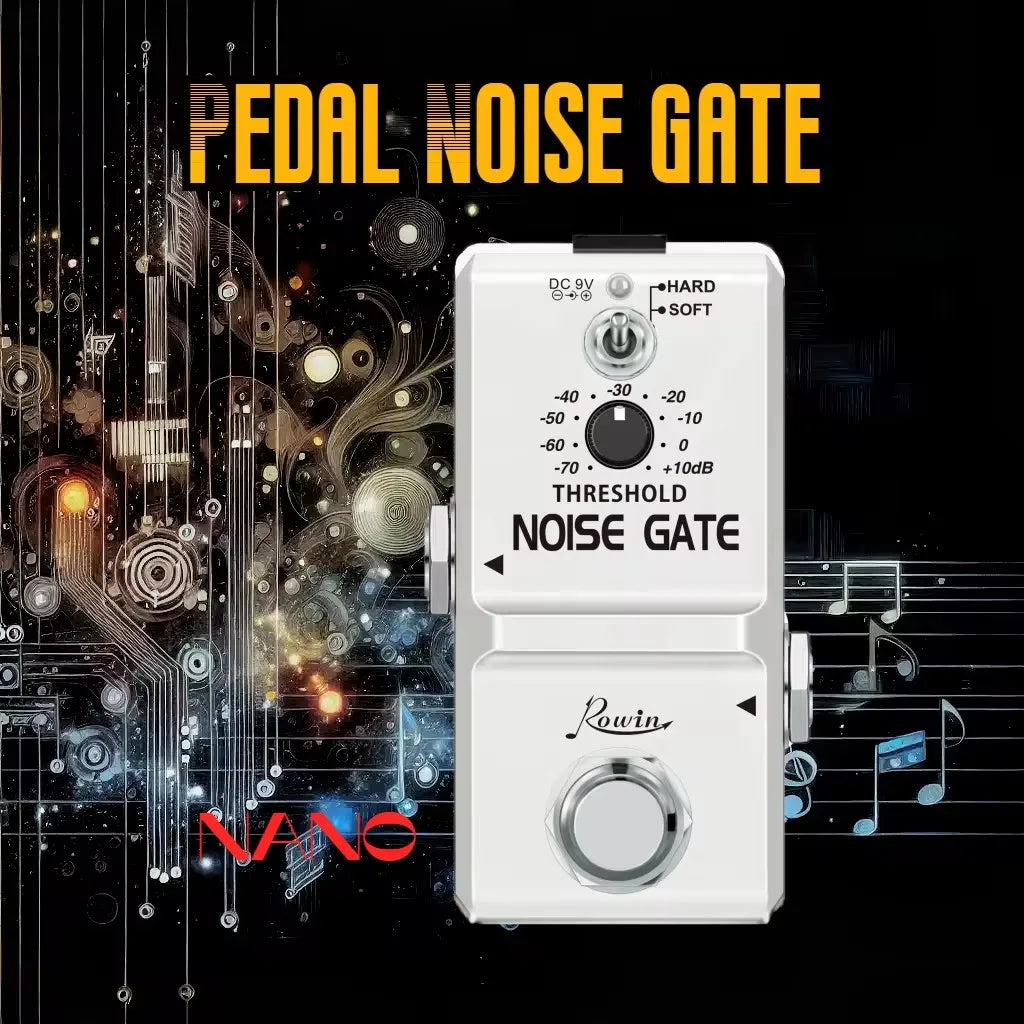 Pedales de Efectos Rowin — Fuzz, Chorus, Delay, Phaser, Distortion y más