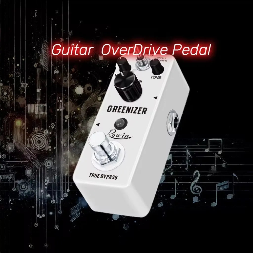 Pedales de Efectos Rowin — Fuzz, Chorus, Delay, Phaser, Distortion y más