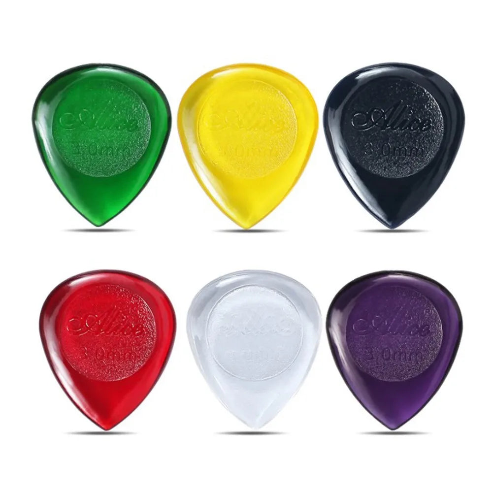Púas Alice Stubby ABS – Set 6 Unidades | Grosor 1mm, 2mm, 3mm
