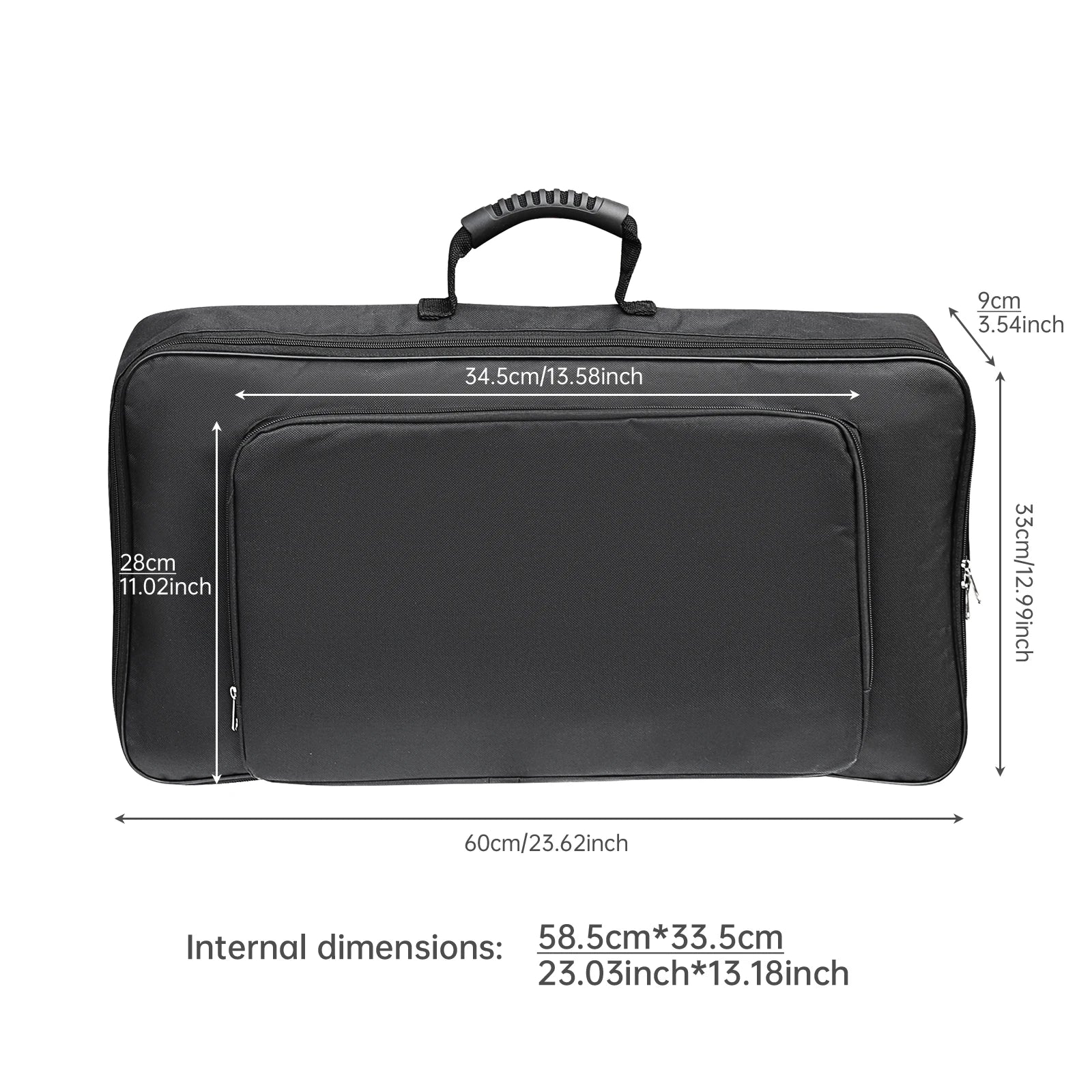 Bolso para Pedalboard 58 x 33 x 10cm / 45 x 20 x 8cm