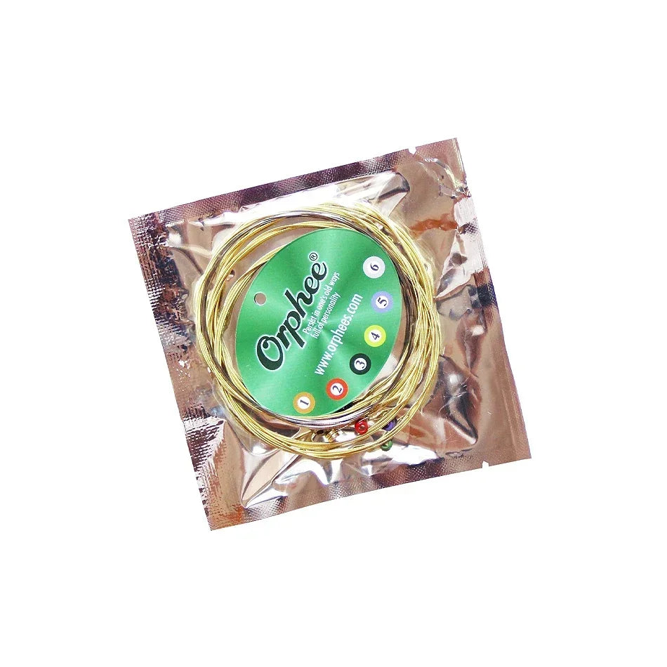 Cuerdas Guitarra Acústica Orphee TX Series – Bronce 75/25 | Calibres .010/.011/.012 | Pack 10 Sets