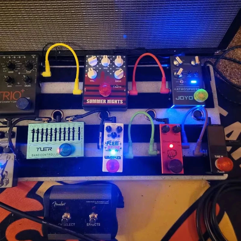 Cable para pedales stompbox - TS 1/4" ángulo recto, bajo ruido