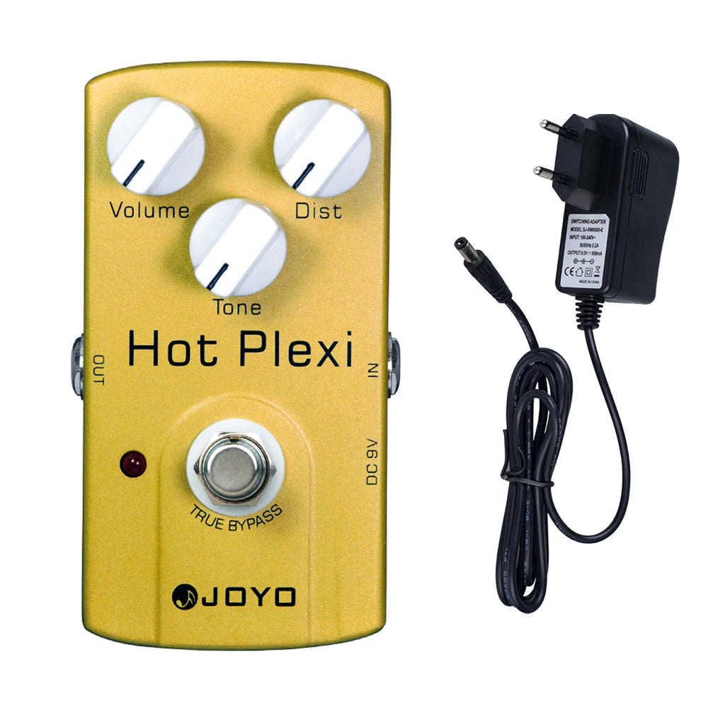 Pedal de Distorsión JOYO JF-32 Hot Plexi – Simulador de Amp JCM800 para Guitarra