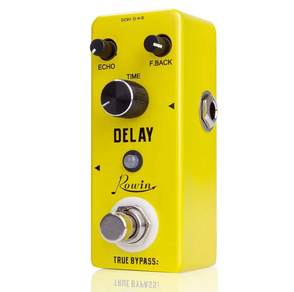 Pedales de Efectos Rowin — Fuzz, Chorus, Delay, Phaser, Distortion y más