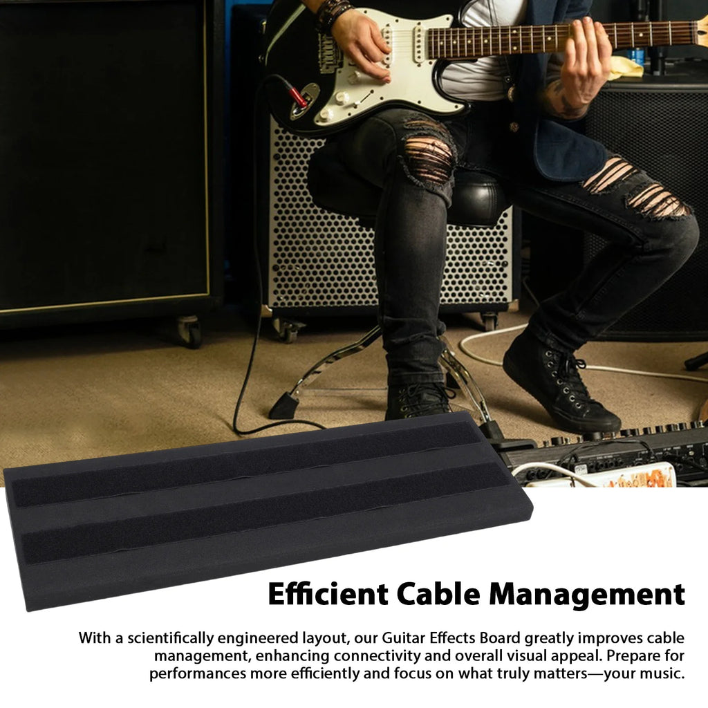 Pedalboard EVA Alta Densidad – Liviano, Portátil con Cinta Adhesiva y Organizador de Cables