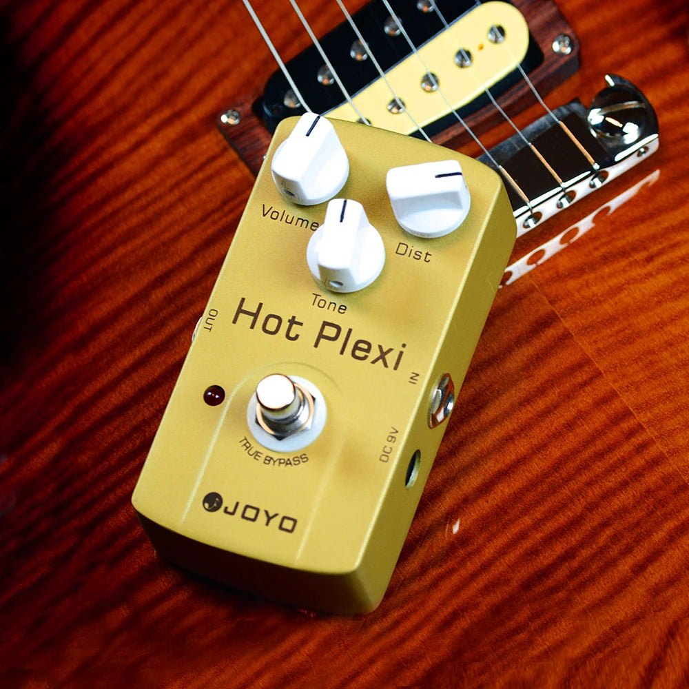 Pedal de Distorsión JOYO JF-32 Hot Plexi – Simulador de Amp JCM800 para Guitarra