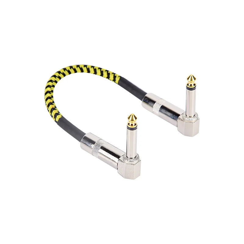 Cable Patch para Pedalboard 6.35mm – Trenzado, Bajo Ruido | 15 o 30 cm