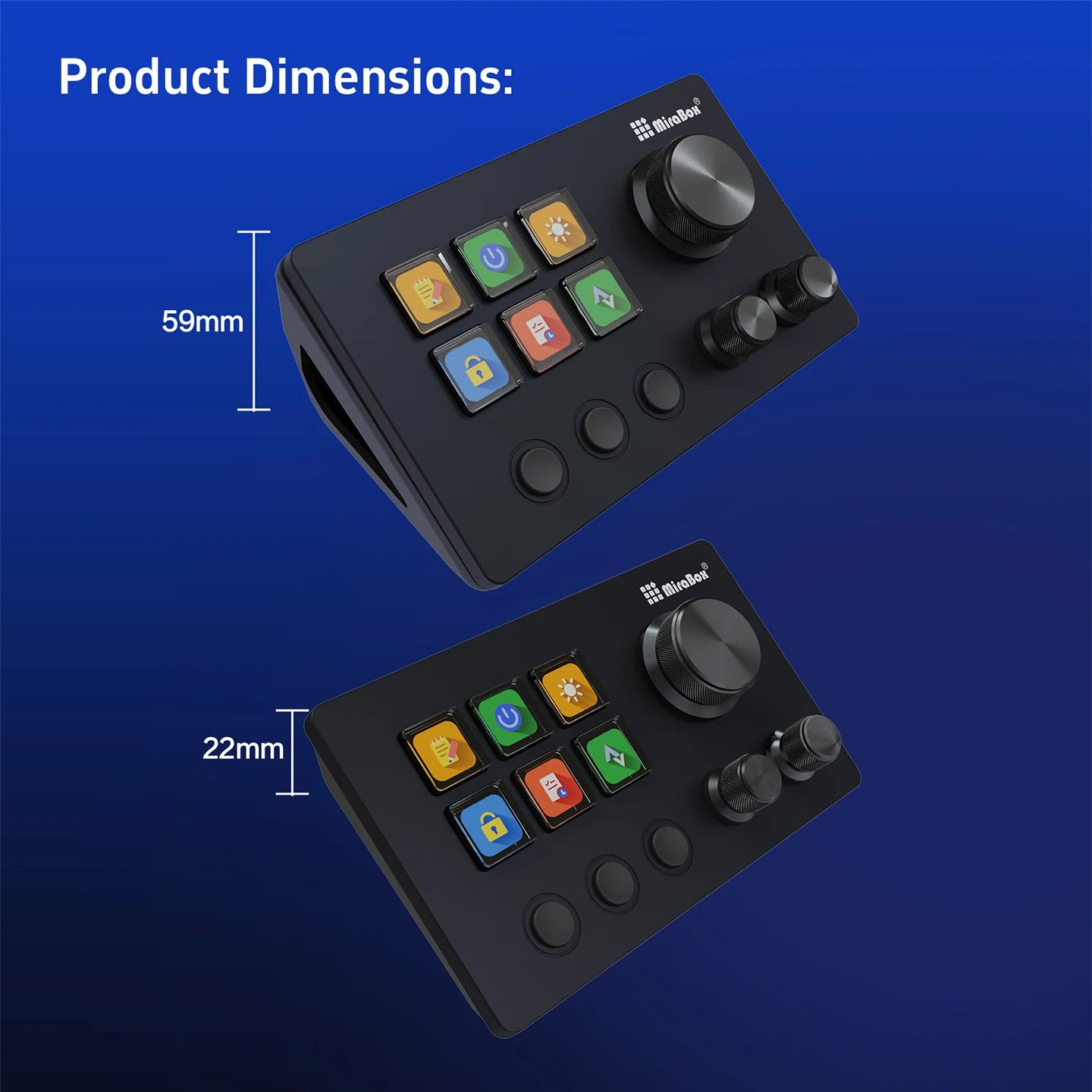 Stream Deck Mirabox N3 – Consola Creativa con Macropad Visual para Streaming y Gaming