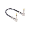Cable Patch para Pedalboard 6.35mm – Trenzado, Bajo Ruido | 15 o 30 cm