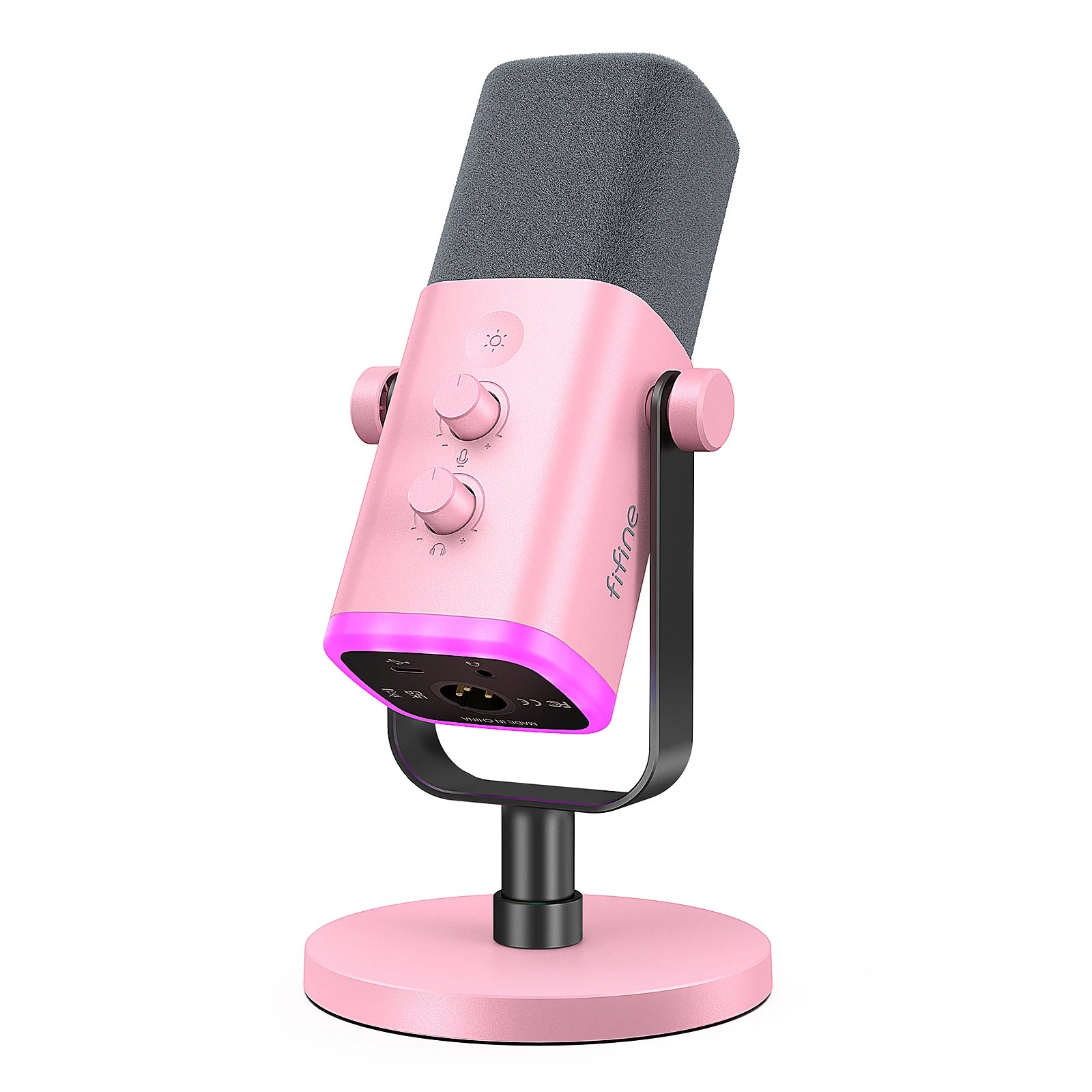 Micrófono Dinámico FIFINE AM8 – USB/XLR con Botón Mute Táctil para PC, PS5 y Mixer