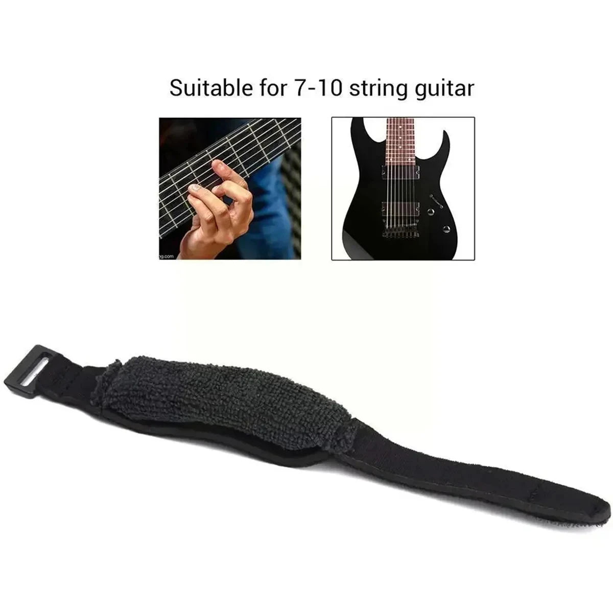 Silenciadores de Cuerdas Miwayer – Reductor de Ruido para Guitarra, Bajo y Ukulele