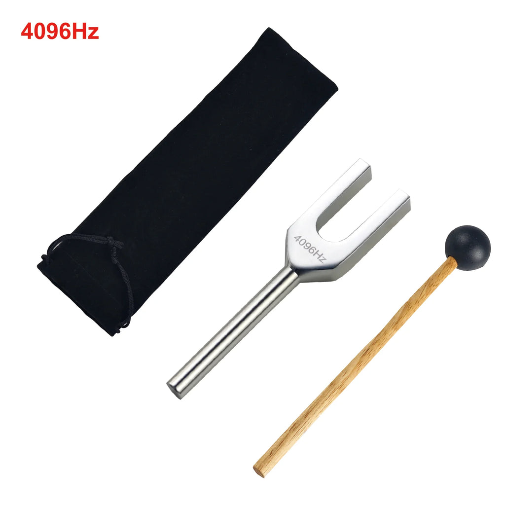 Diapásón de Afinación 4096Hz Miwayer – Aleación de Aluminio | Con Martillo y Bolsa