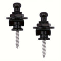 Strap Lock Aleación Premium – 2 Unidades Dorado/Negro para Guitarra Eléctrica, Acústica y Bajo