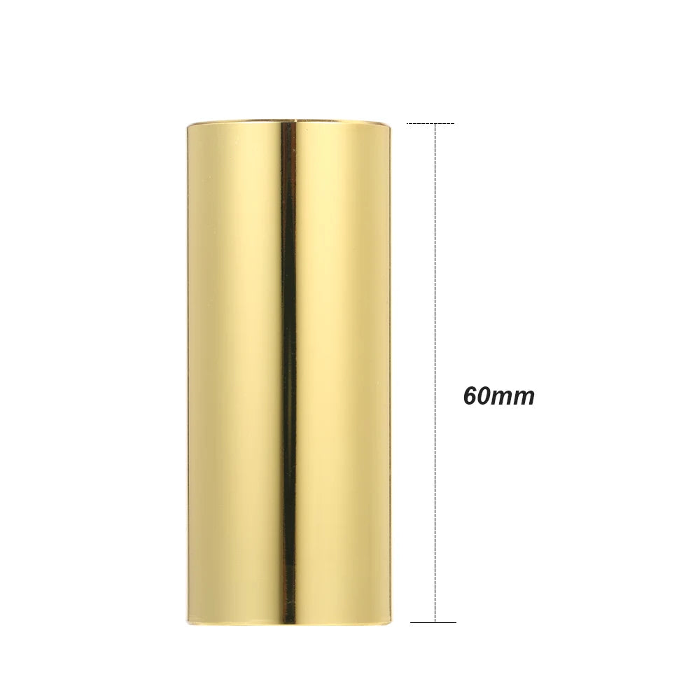 Slide Bar 60mm Acero/Vidrio – Para Guitarra, Bajo, Banjo y Ukulele
