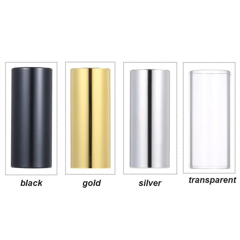 Slide Bar 60mm Acero/Vidrio – Para Guitarra, Bajo, Banjo y Ukulele