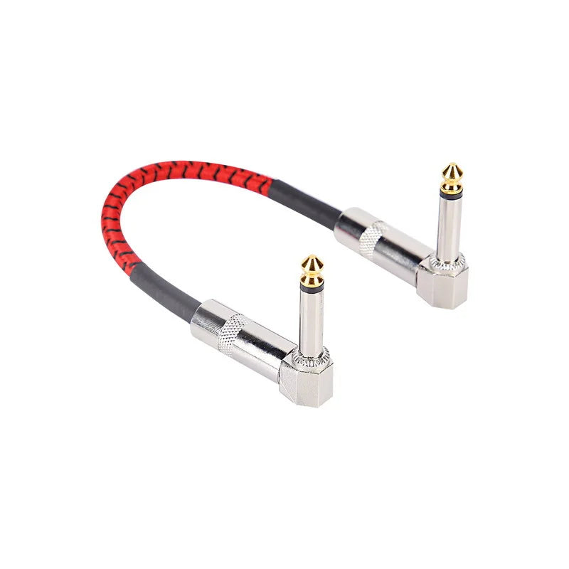 Cable Patch para Pedalboard 6.35mm – Trenzado, Bajo Ruido | 15 o 30 cm