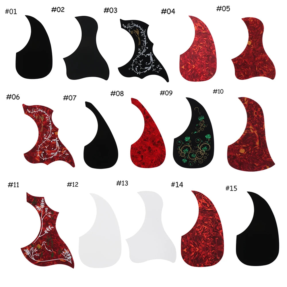 Pickguard Autoadhesivo para Guitarra Acústica – Protección Anti-Rasguños