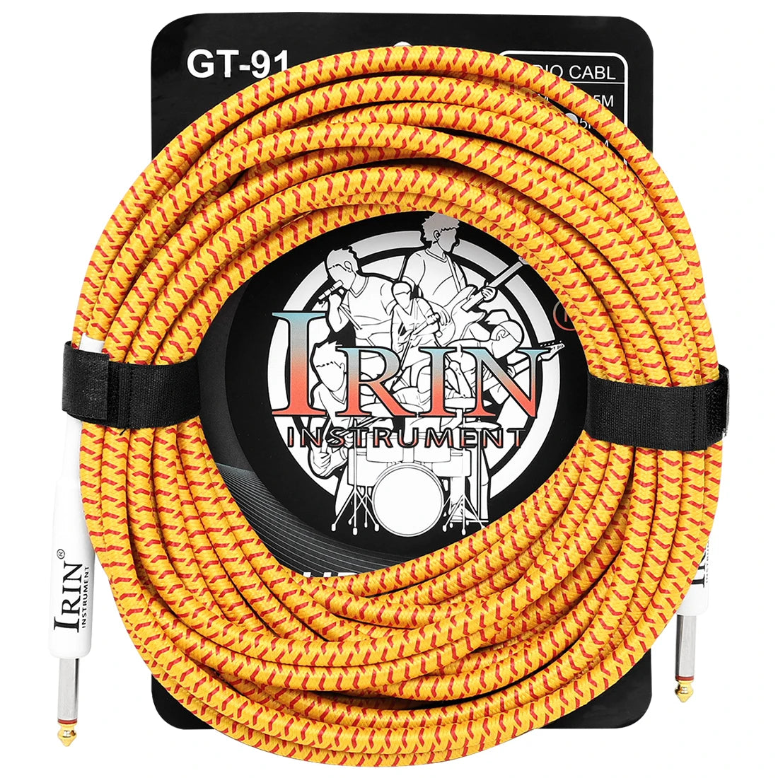 Cable de Guitarra IRIN Cobre Puro 6.35mm – 3/6/10M Anti-Ruido