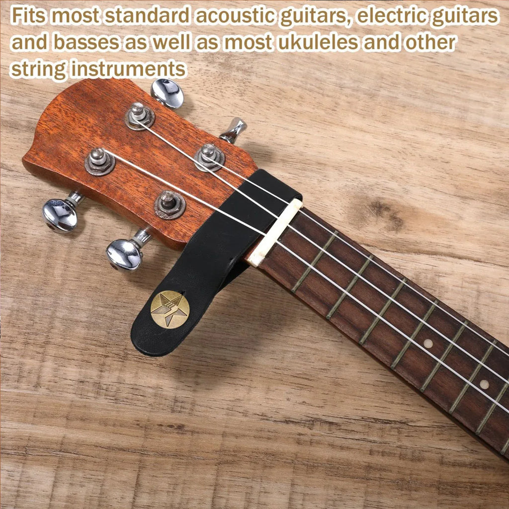 Adaptador de Correa para Clavijero Miwayer – Cuero | Guitarra Acústica, Clásica, Bajo y Ukulele