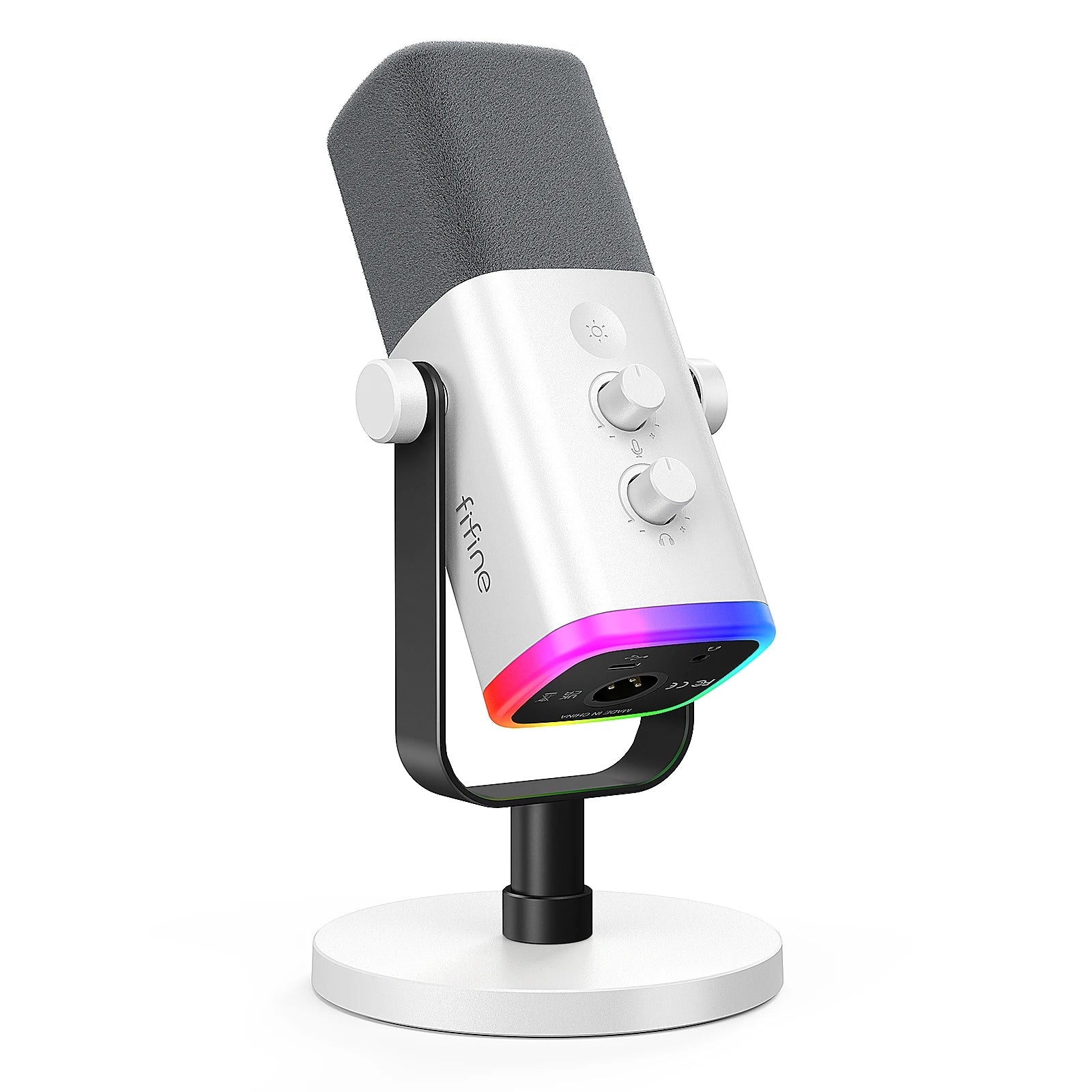 Micrófono Dinámico FIFINE AM8 – USB/XLR con Botón Mute Táctil para PC, PS5 y Mixer