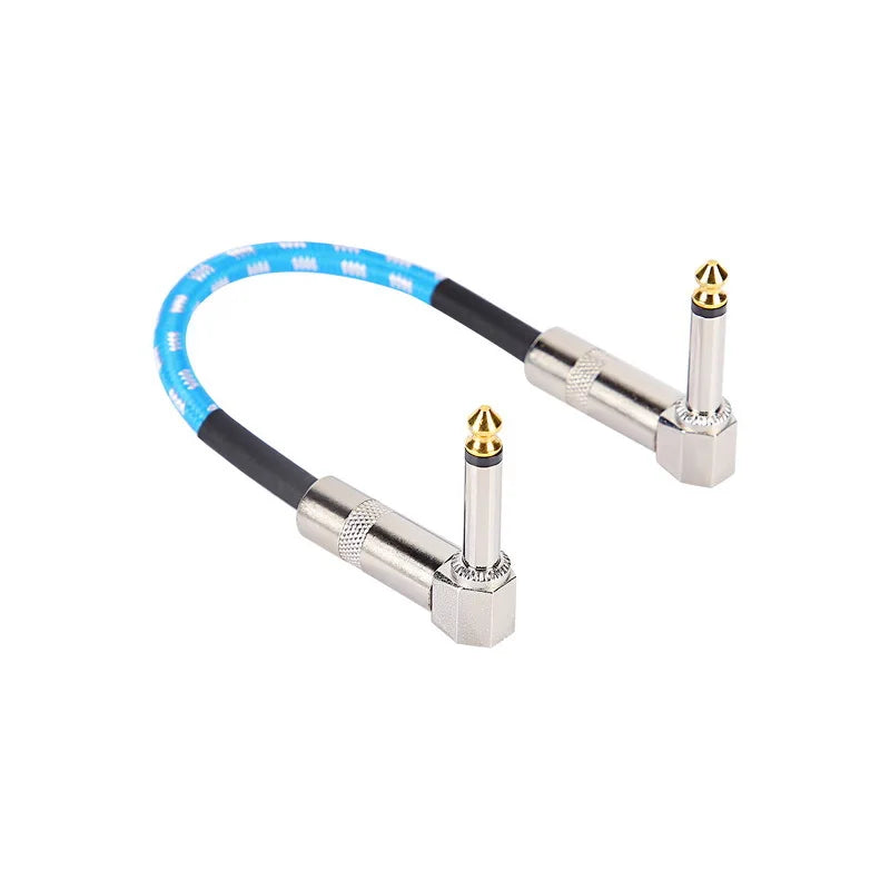 Cable Patch para Pedalboard 6.35mm – Trenzado, Bajo Ruido | 15 o 30 cm